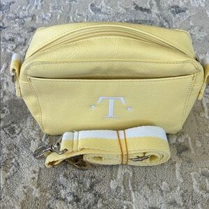 Thirty-One Light Yellow Crossbody Bag